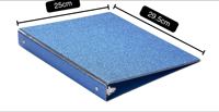 Carpeta de carpetas nacaradas de EE. UU. A4 moderna con diseño impreso de PVC de panel de metal del sur de Europa de alta frecuencia para documentos de productos