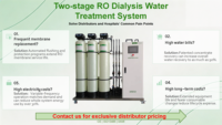 Sistem Pengolahan Air Reverse Osmosis 250L Per Jam, Peralatan Pelunak Air, Pompa dengan Wadah Tekan Stainless Steel