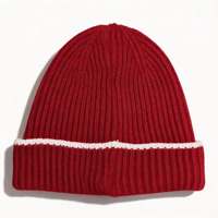 JIBIL LRR-2609 OEM ODM Logo personnalisé Bonnet en coton côtelé unisexe de haute qualité, bonnet d'hiver réglable pour adultes