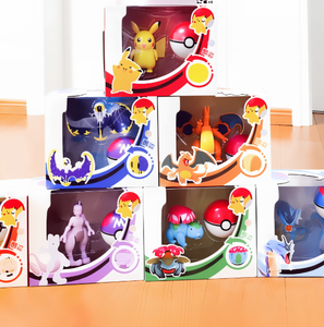 Ensemble de 35 figurines de déformation Pokémon de style dessin animé, Pikachu, Eevee, Poké Balls, figurines d'action transformables, jouet éducatif, cadeau pour enfants - Product Image 1