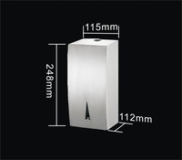 AOLQ Serviettes hygiéniques en acier inoxydable Tampon Distributeur Salle de bain Hygiène féminine Toilettes publiques Fournitures