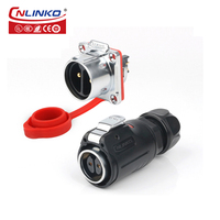 CNLINKO M24 IP68 étanche LP24 2 broches 35A connecteur de fil d'aviation prise et prise femelle mâle connecteurs électriques 30A