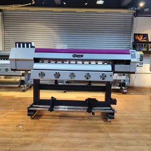High-accuracy 1600MM 1900MM 1 Head Roll Printing Plotter Multi Color Inkjet Printers Large Format Car Vinyl Wrap Machine
