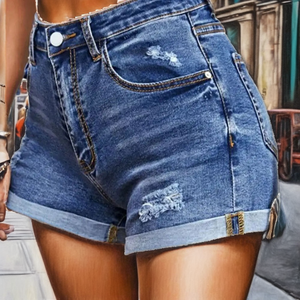 Pantalones de mujer 2026 al por mayor, estilo europeo-americano, de cintura alta, de algodón, ajustados, rectos, elegantes, transpirables, elásticos, para el día a día. - Product Image 2