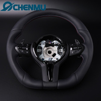 Volant de voiture en cuir à fond plat, fourni par l'usine, pour BMW F30 F10 F22 F25 F31 F11 F18 F06 F01 F15 F20 F32 F44 F45 M3 M4 M5