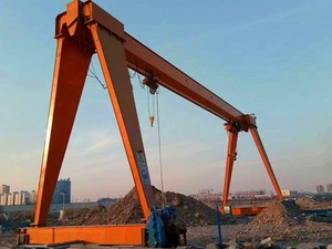 Мощный козловой кран европейского стандарта 5т, 10т, 20т, однобалочный или двухбалочный, на рельсовом ходу, для промышленных предприятий - Product Image 5