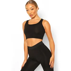 Neuankömmling Nude Fitness Girl Sexy BH Medium Impact Charcoal Active wear Yoga BH Sport-BH