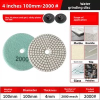 Rectifieuse diamantée avec tampons de polissage Angle de coupe à sec pour sol pierre marbre granit polissage de carreaux de céramique