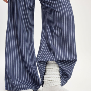 Ensemble de pyjama en coton respirant pour femmes, sans bretelles, à manches longues, imprimé étoiles, avec taille élastique, pantalon à <span class=keywords><strong>jambes</strong></span> larges, vêtements de nuit décontractés - Product Image 4