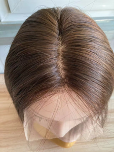 Système <span class=keywords><strong>capillaire</strong></span> complet personnalisé pour cheveux longs, avec dentelle intégrale et toupet en PU, perruque médicale - Product Image 4