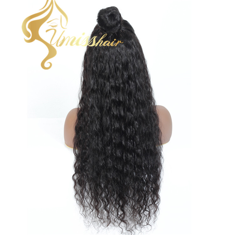 Peluca de cabello humano onda natural