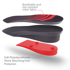 JIANHUI – semelles intérieures pour chaussures, rehausseur de talon PU, demi-semelles - Product Image 5