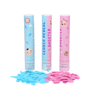Personnalisation personnalisée <span class=keywords><strong>Blue</strong></span> Pink <span class=keywords><strong>Boy</strong></span> Girl Confetti Shooter Gender Reveal <span class=keywords><strong>Poppers</strong></span> pour femmes et hommes - Product Image 4