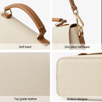 OEM Fabricant Sac Cabas en Cuir Pour Femme Haute Qualité Personnalisé Sac à Main Femme Style Couvercle Simple Sac Boîte à Déjeun