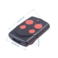 Télécommande universelle YET2117 à 4 boutons, code roulant 315 MHz, RF sans fil, DC 12V, étanche, pour porte de garage