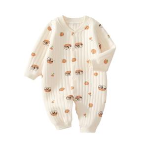 Traje de una Pieza de Dibujos Animados para Bebé Recién Nacido, Otoño Invierno, Algodón Fino sin Costuras, Cálido, Unisex, Ropa Casual para Escalar - Product Image 5