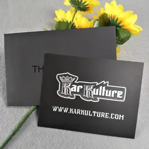High Quality Custom Printing Logo Paper Card Small Business Thank You Note Cards For Shopping