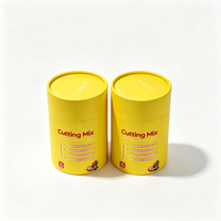 Boîte en papier cylindrique imprimée directement en usine pour l'emballage de capsules de compléments alimentaires