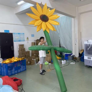 Modelo de Girasol Inflable Gigante, Decoración Inflable de Girasol Atractiva y Hermosa para <span class=keywords><strong>Eventos</strong></span> - Product Image 2