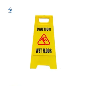 Wholesale Custom Foldable Plastic Road Wet Floor Safety Caution Sign For Sale