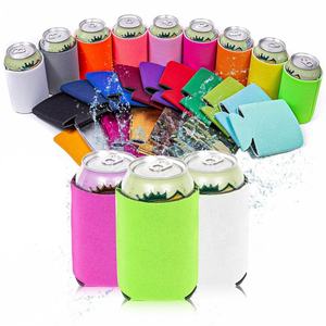 Support de bouteille de bière personnalisé par sublimation, porte-bouteille isotherme promotionnel vierge en néoprène, refroidisseur de canettes - Product Image 3