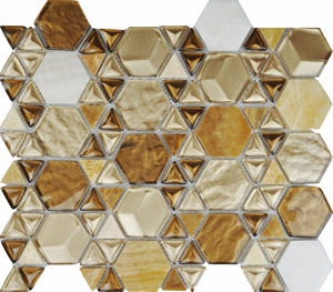 Mosaïque de verre de forme carrée brillante, à bas <span class=keywords><strong>prix</strong></span> - Product Image 3