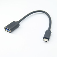 Cable Adaptador OTG Tipo C 3.1, Macho Tipo C a Hembra USB 3.0, para Teléfono Móvil, Tableta, Computadora, Conexión de Unidad USB, OTG