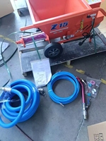 Machine à pulvériser la peinture en pierre véritable Yanxiang Z15, trémie de 50 L, 220 V, pour la construction de murs extérieurs