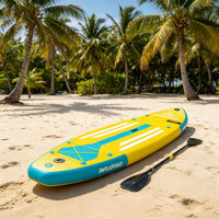 Planche à pagaie gonflable légère InflaToGo en gros, 350 cm, avec aileron et pagaie pour le plaisir aquatique à la plage