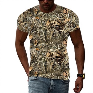 T-shirt unisexe respirant d'été vert camouflage POT FOUR INTERNATIONAL pour adultes, à manches courtes, extensible, imprimé animal, idéal pour la chasse - Product Image 4