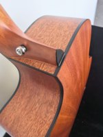 41 Inch Full Size Acoustic Guitar Spruce Top Mahogany Back/Sides Beautiful Sunburst Matte Musical Instruments