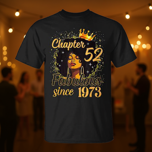 Chapitre 52 Fabuleux depuis 1973 T-shirt pour le 52e anniversaire Melanin - Product Image 3