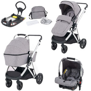 Léger Poussette pour 0 à 25 kg avec Siège Auto de Groupe 0, <span class=keywords><strong>Nacelle</strong></span> 3 en 1 Système De Voyage Poussette Landau - Product Image 1