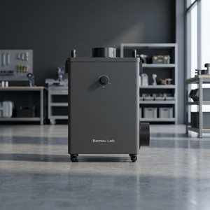 Nouvel extracteur de fumée en plastique gris, purificateur d'air, absorbeur de fumée, 17,5 kg, 465x400x620 mm, série H2 (Laser), pour salles blanches et laboratoires - Product Image 3