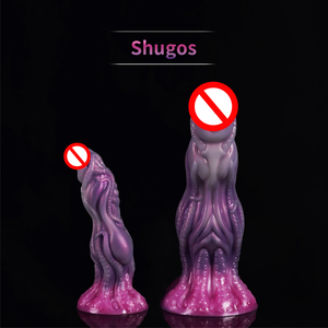 Dildo de fantasía para adultos con forma de animal y características de sujeción - Juguete sexual de silicona suave con forma de pene de dragón/perro/caballo para estimulación LGBT - Product Image 3