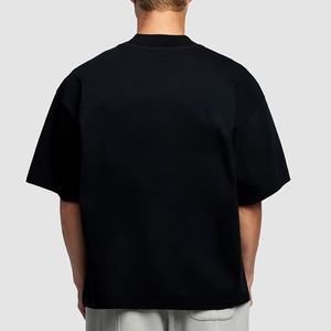 Nouveau T-shirt ample à épaules tombantes de créateur, style streetwear, coupe carrée, pour hommes, en coton épais 220 g/m², T-shirt vierge - Product Image 2
