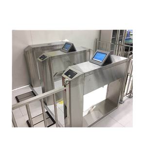 Trois automatiques-acier inoxydable de porte de tourniquet de scanner de code barres de système d'ESD de bras - Product Image 1