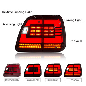 Luz Trasera LED de Lente Transparente de Alta Calidad de Fábrica Zhengwo para <span class=keywords><strong>Land</strong></span> <span class=keywords><strong>Cruiser</strong></span> LC100 2016, Conexión Plug+Play, <span class=keywords><strong>3000</strong></span> Lúmenes, 12V, 18W, 5000K - Product Image 2