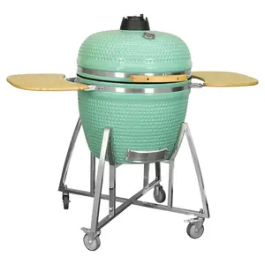 SEB KAMADO 26 Zoll hellblau Holzkohle BBQ-Raucher Outdoor Grill Küche Parillas BBQ-Grills