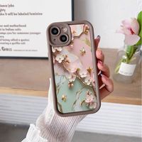 Nouvelles Coques de Téléphone Antichoc Papillons et Fleurs Tendance pour iPhone 17 Air 16 15 Plus Pro Max 14 13 12 11 X – Coque Arrière