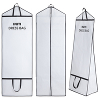 Housses de vêtements non tissées de haute qualité pour robes de mariée, avec logo personnalisé, housses de protection pour robes de mariée, sacs anti-poussière pour robes