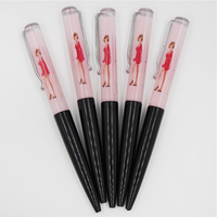 Stylo liquide avec logo personnalisé stylos flottants 2d stylo à bille stylo à bille vente en gros stylo gel Kawaii