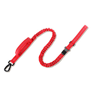 Laisse tactique pour chien rétractable en polyester, absorbant les chocs, ceinture de sécurité pour voiture, utilisation pour animaux de compagnie - Product Image 2