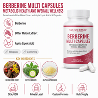 Berbérine Certifiée Qualité Supérieure Multi-Formule Pureté Vérifiée Origine Garantie Lot de Grande Quantité Consistance Stable ISO GMP Fournisseur en Gros OEM Usine