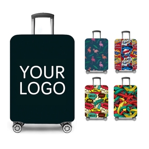 ผ้าคลุมกระเป๋าเดินทางแบบยืดหยุ่น ป้องกันรอยขีดข่วน ซักได้ โปร่งใส ทำจากผ้าสแปนเด็กซ์ - Product Image 2