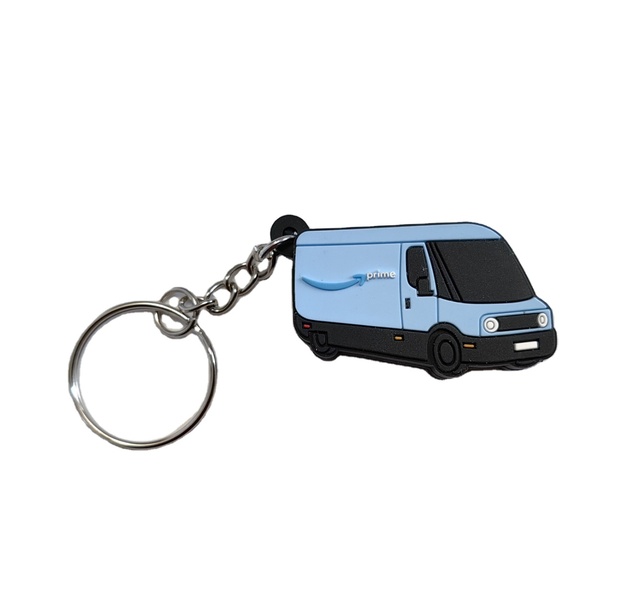 Customizable Soft PVC Van Bus Type C Cover USB Keychain 3D Custom PVC Keychain Soft Rubber PVC Keyring USB Drive Cover