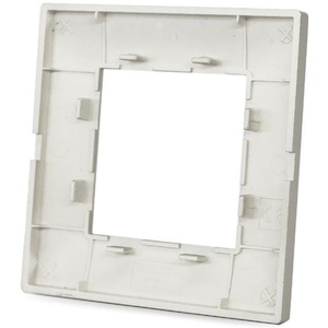 Plaque Technopolymère Gris Clair 2 Places Compatible avec Vimar Plana - Product Image 2