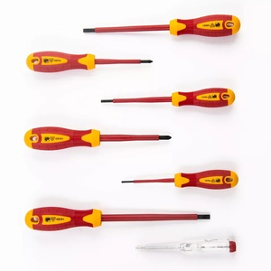 Hochwertiger 8-teiliger elektrischer Tests tift für den Haushalt 1000-Spannungstester und <span class=keywords><strong>VDE</strong></span>-isolierter Isolationsschraubendreher-Set - Product Image 5
