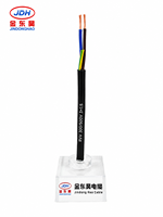 Harga Pabrik 300/500V RVV 3 Inti 1.5mm² Kabel Listrik Fleksibel PVC Multicore Tembaga Terlilit untuk Peralatan Dalam Ruangan