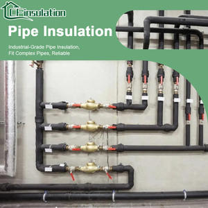 Isolation CF Ruba Tubes d'isolation en mousse de caoutchouc NBR/PVC <span class=keywords><strong>pré</strong></span>-fendus Isolation des tuyaux d'eau chaude/réfrigérés - Product Image 2